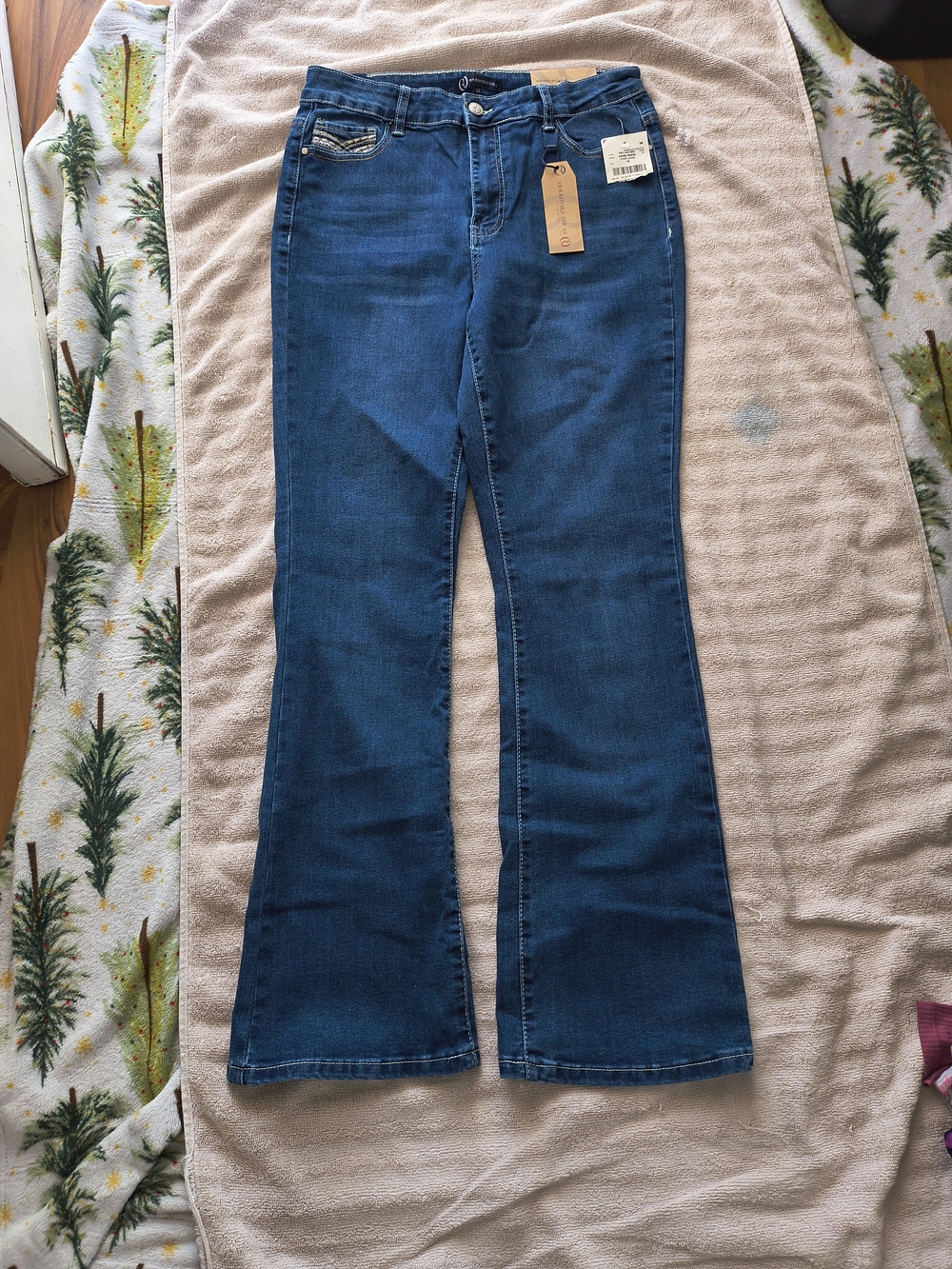 Women's Blue Flare Jeans